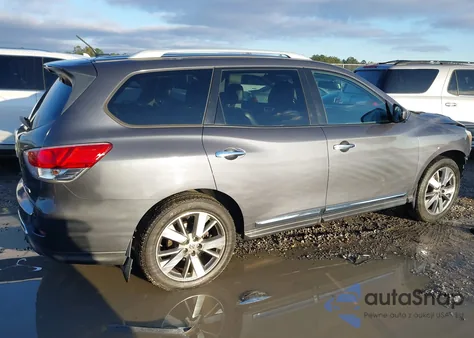 2013 Nissan Pathfinder Platinum from USA, damaged, VIN 5N1AR2MN2DC632266